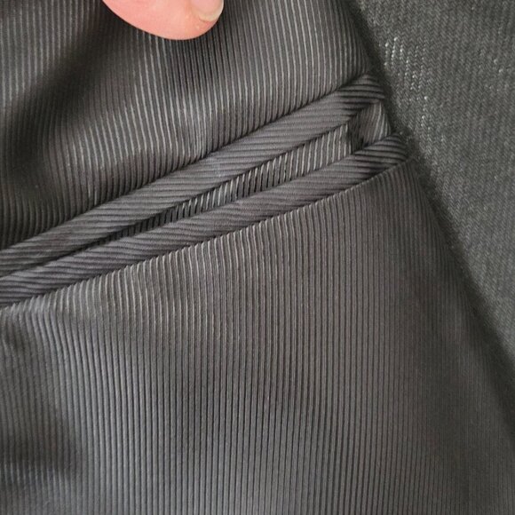 Gray Tweed Wool Coat - Medium 3/4 Coat - Picture 7 of 12